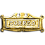 PLACA BUZON ALUM. DORADA