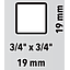 TUBULAR ZINTRO C-18 C75 3/4 X 3/4